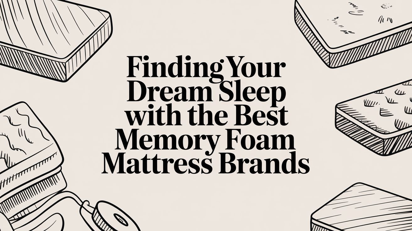 Best Memory Foam Mattress Brands Mattress Illustrations