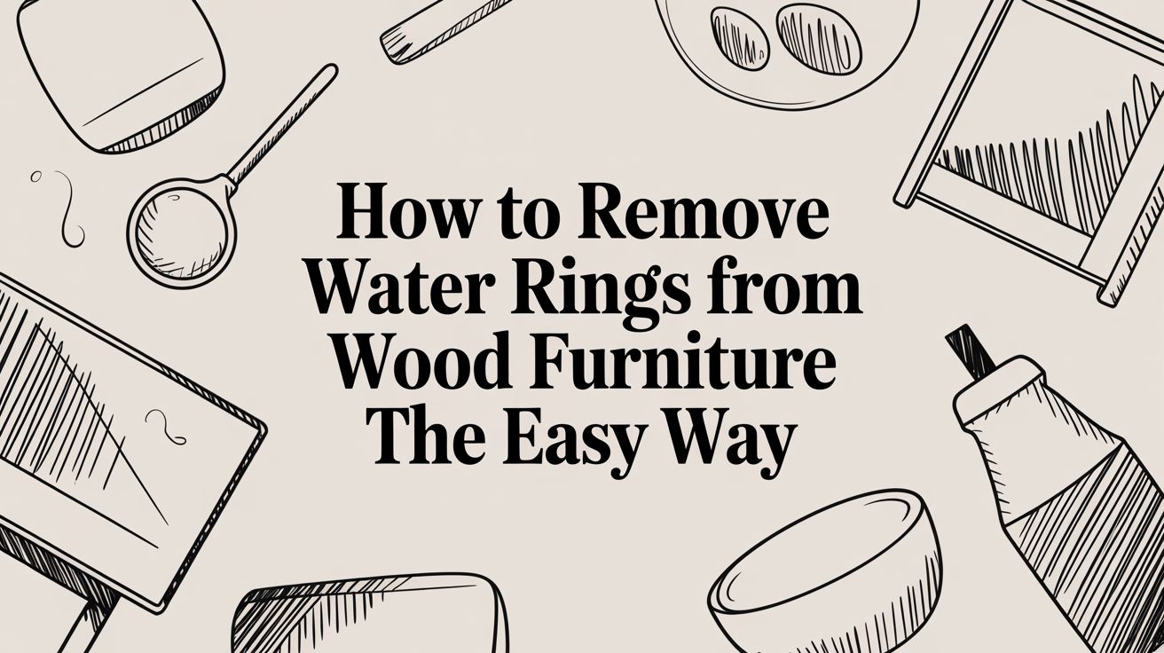 How To Remove Water Rings From Wood Furniture Care