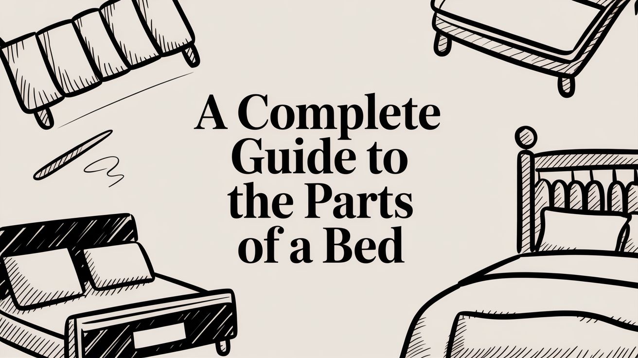 Parts Of A Bed Bed Illustrations