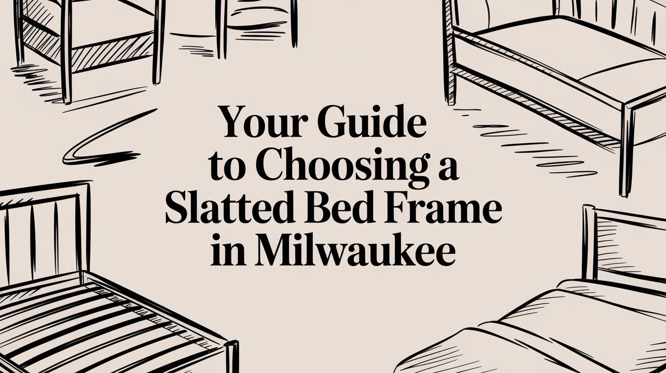 Slatted Bed Frame Bed Sketches