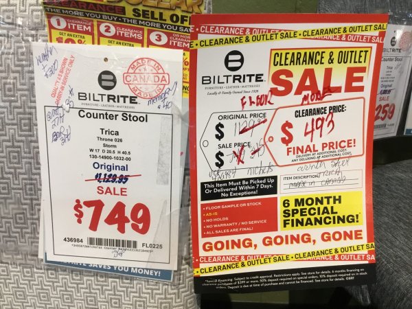 Tricia Counter Stool Final Price Clearance 6