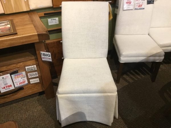 Sam B Frederick Side Chair w/Casters  Final Price Clearance