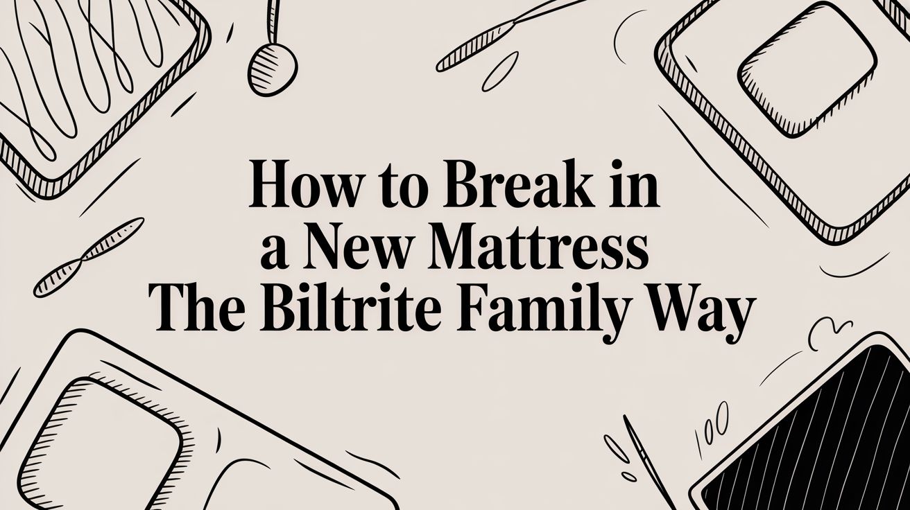 How To Break In A New Mattress Title Card