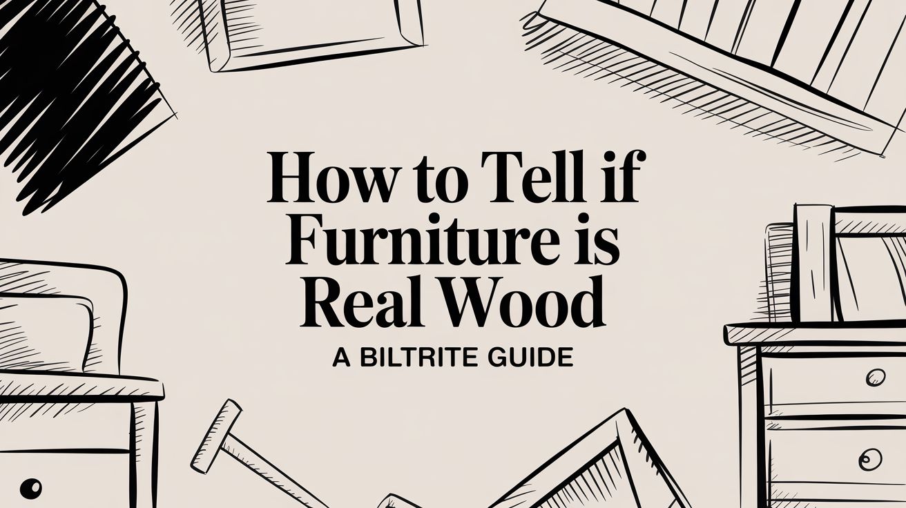 How To Tell If Furniture Is Real Wood Furniture Guide