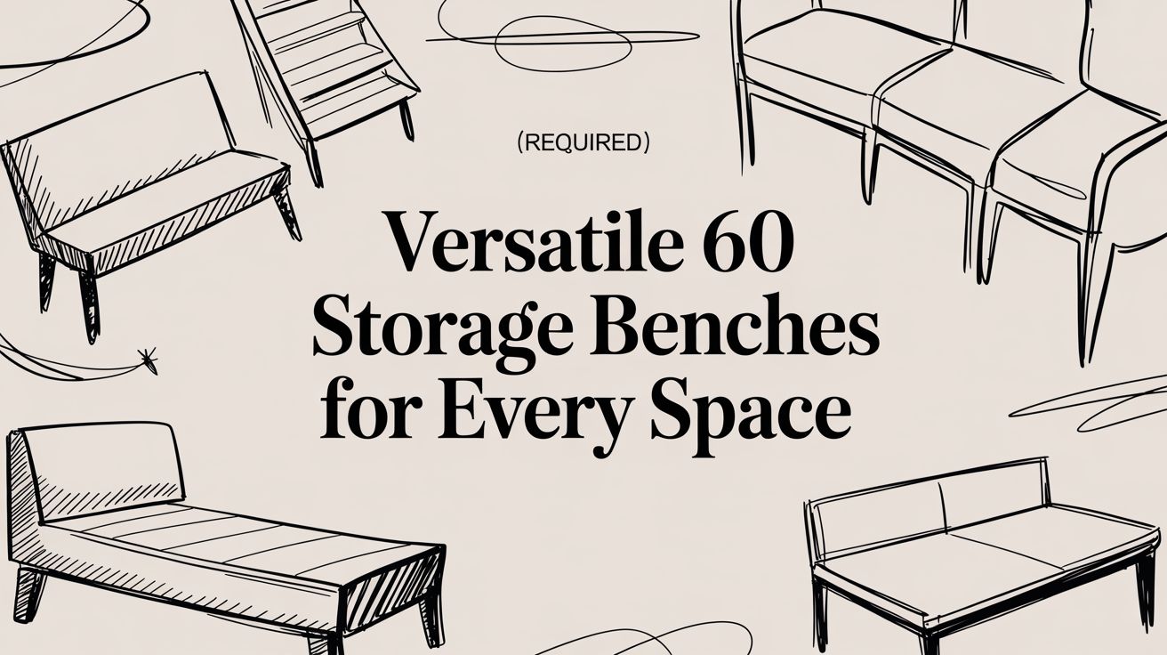 Versatile 60 Storage Benches For Every Space