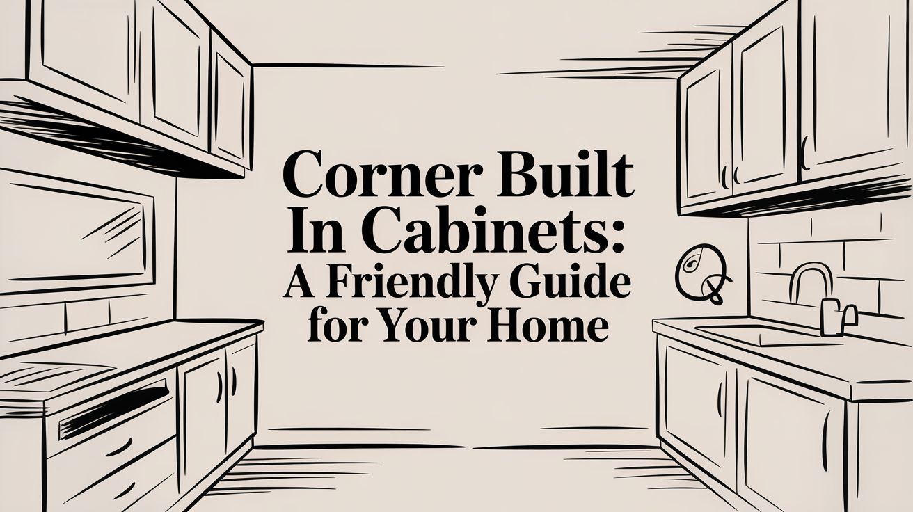 Corner Built In Cabinets Kitchen Design