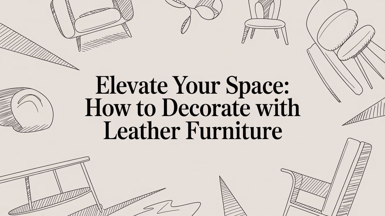 Elevate Your Space: How to Decorate with Leather Furniture