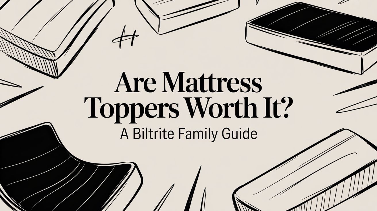 Are Mattress Toppers Worth It Bedding Illustration
