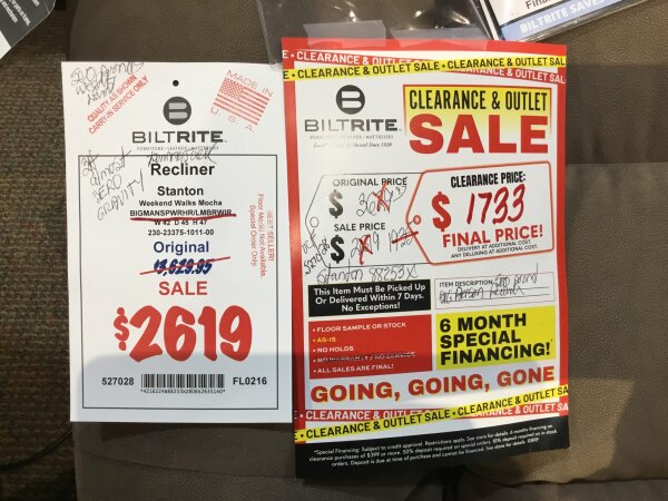 Stanton Recliner Final Price - Image 2