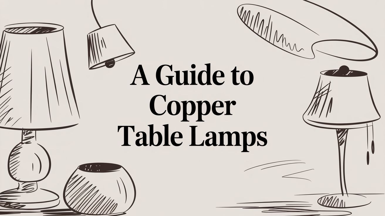 Copper Table Lamps Table Lamps