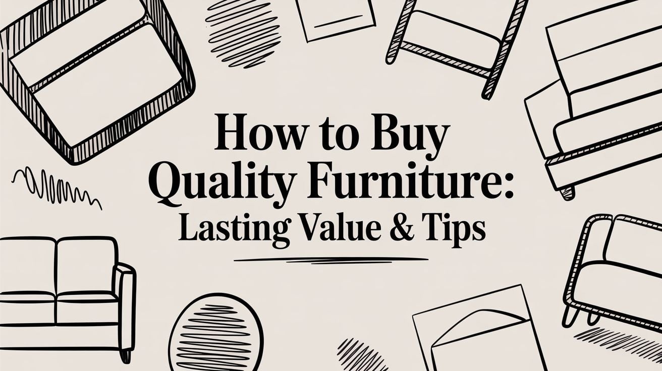 How To Buy Quality Furniture Furniture Sketches