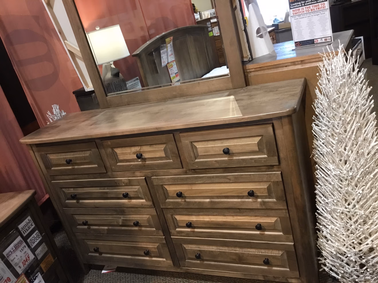 AFC Dresser w/Mirror Final Price Bedroom Clearance 3 AFC Dresser w/Mirror Final Price Bedroom Clearance 3