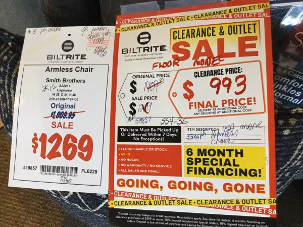 Smith Bros. Chair Final Price - Image 2