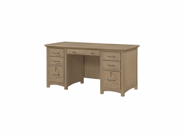 60” Flat Top Desk Desks Brown