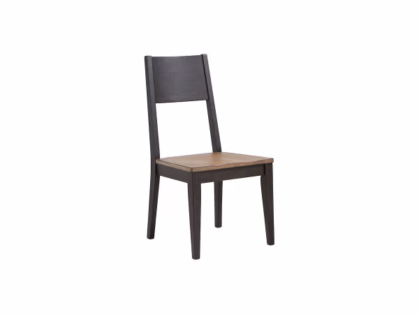 Panel Back Side Chair Chairs & Benches Brown
