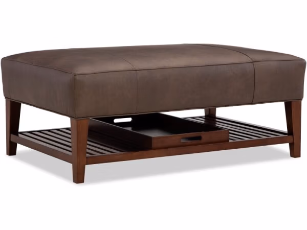 CM Leather Ottomans & Poufs – L068500 Ottomans & Poufs Brown