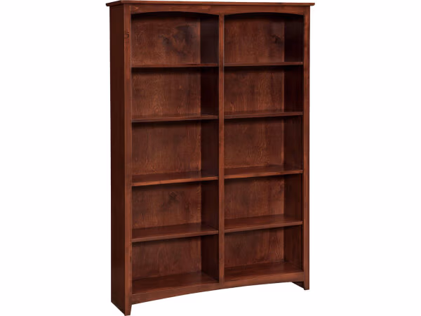 Shaker Bookcases Alder Bookcase 48 x 72 – 64872 Bookcases Alder
