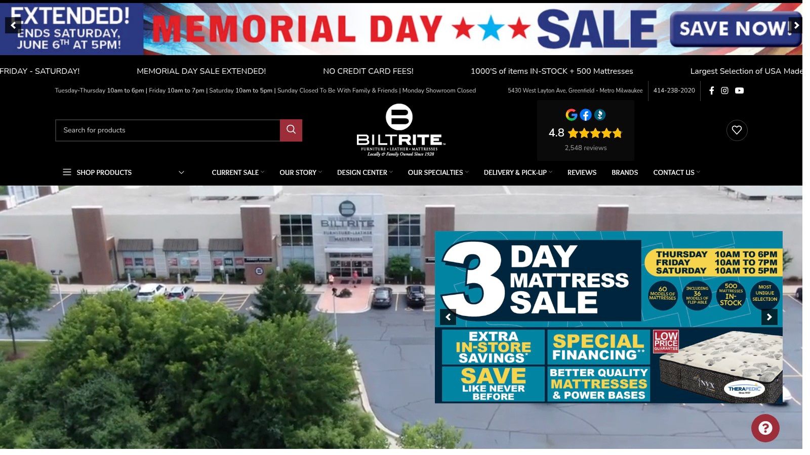 Screenshot from https://www.biltritefurniture.com