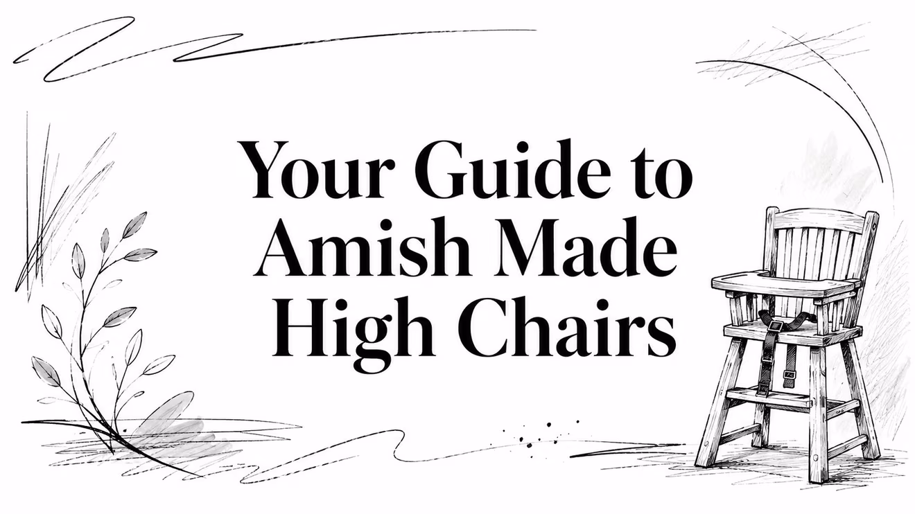 Amish Made High Chairs High Chair