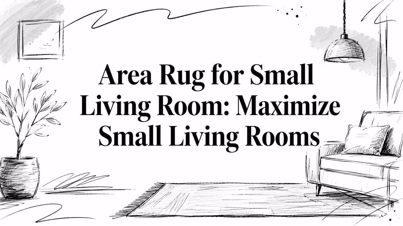 Area Rug For Small Living Room Living Room Sketch