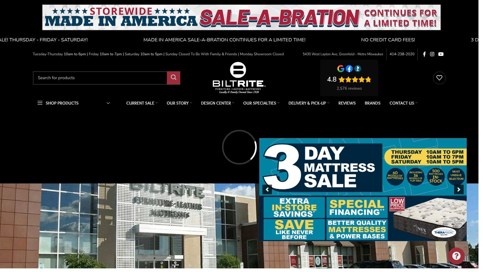 Screenshot from https://www.biltritefurniture.com