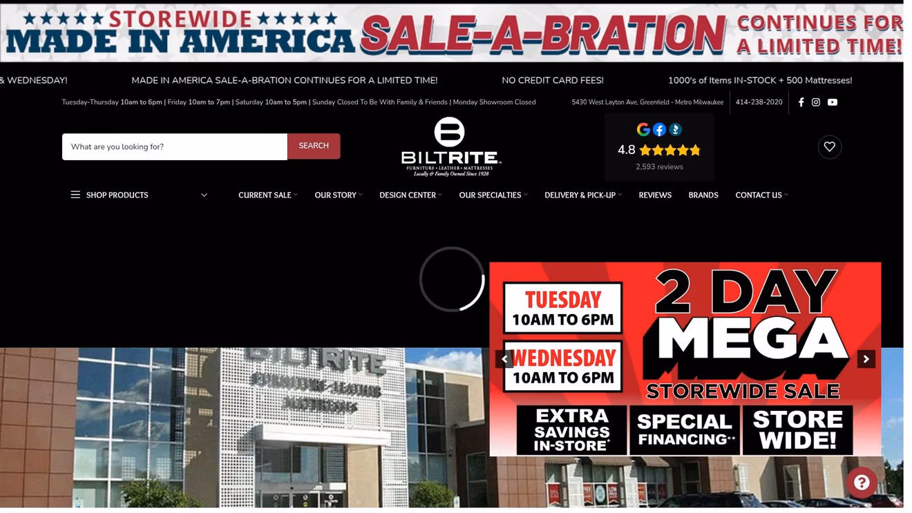 Screenshot from https://www.biltritefurniture.com