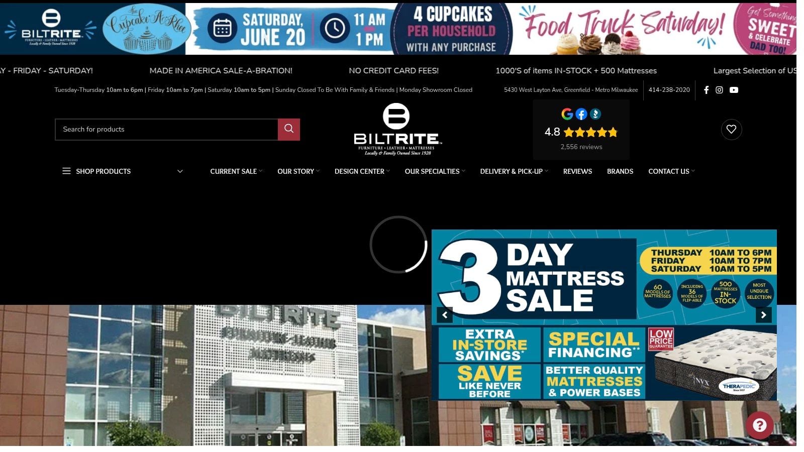 Screenshot from https://www.biltritefurniture.com
