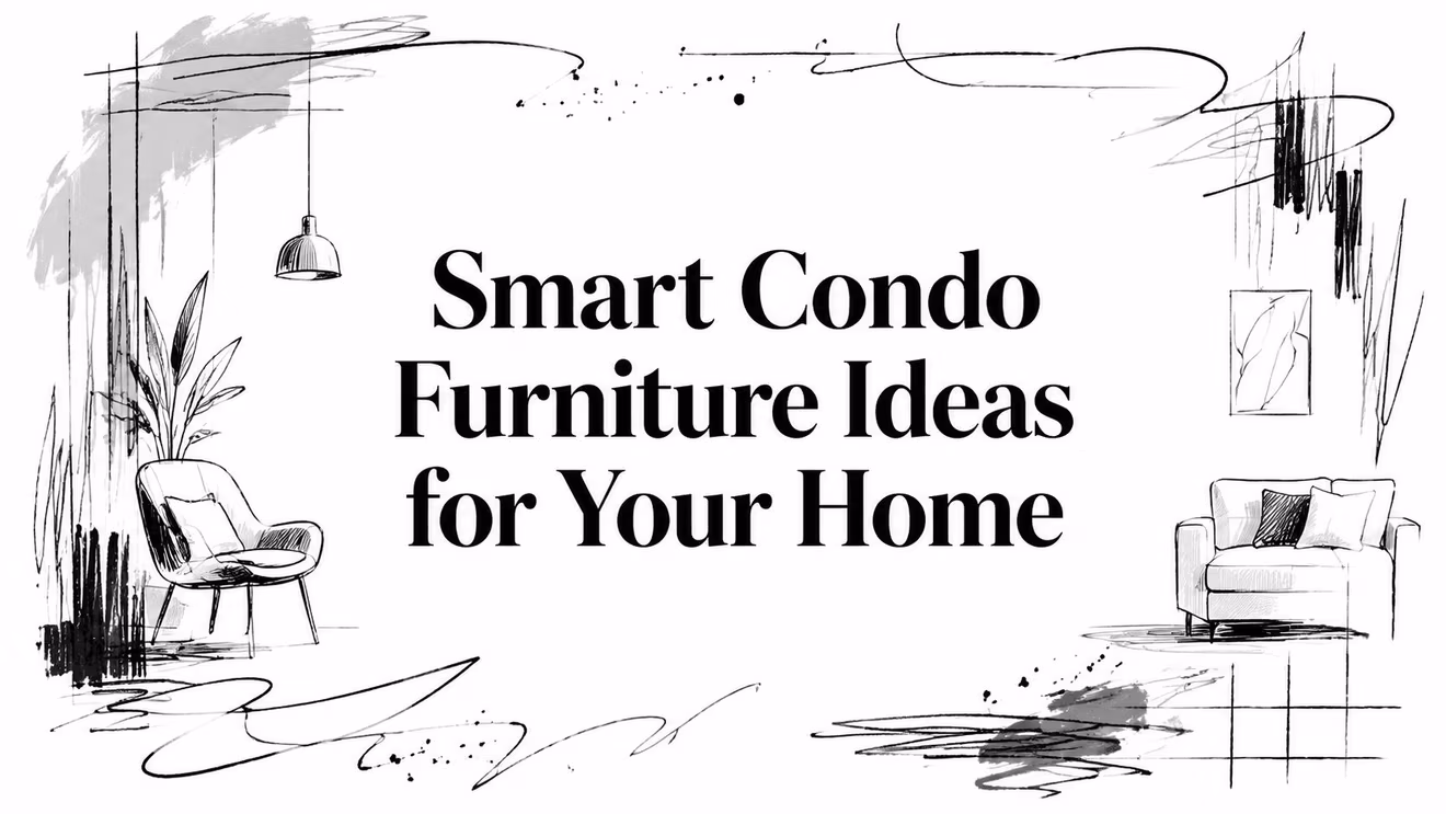 Condo Furniture Ideas Interior Sketch
