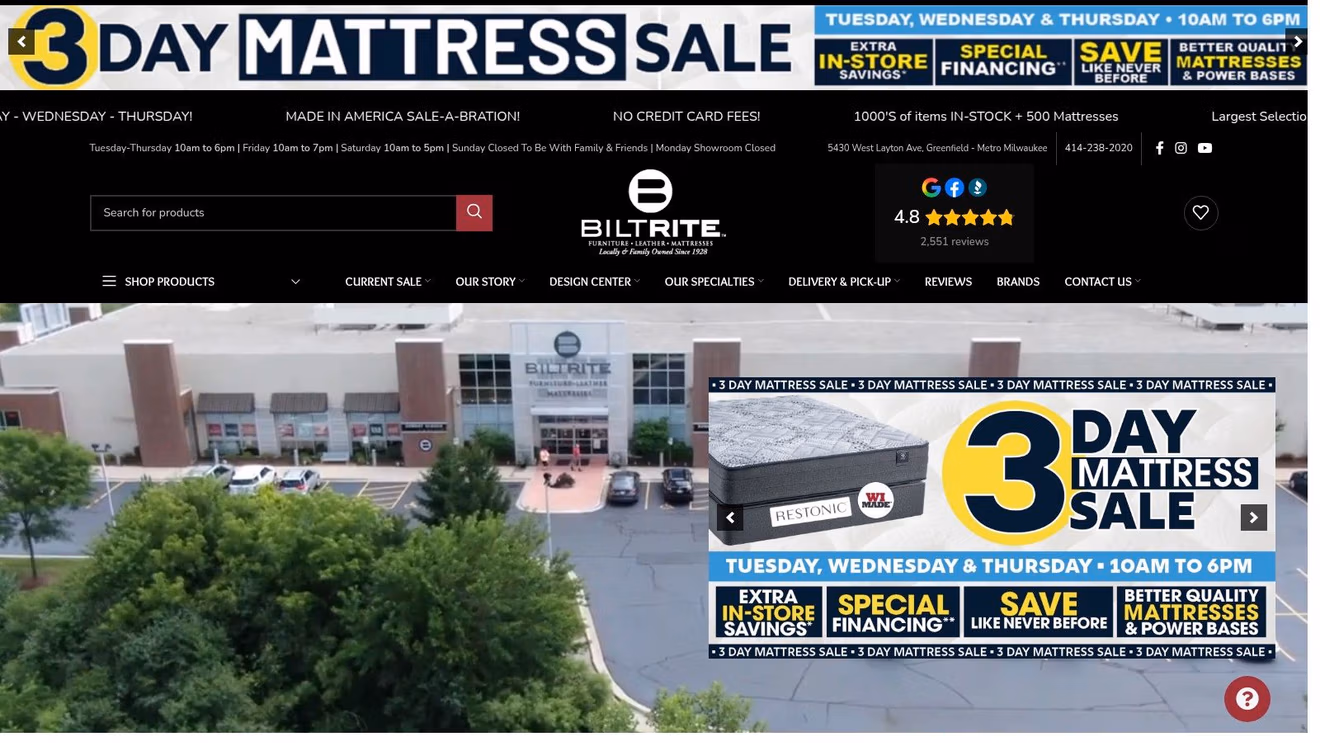 Screenshot from https://www.biltritefurniture.com/