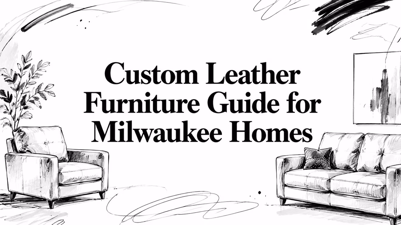 Custom Leather Furniture Living Room
