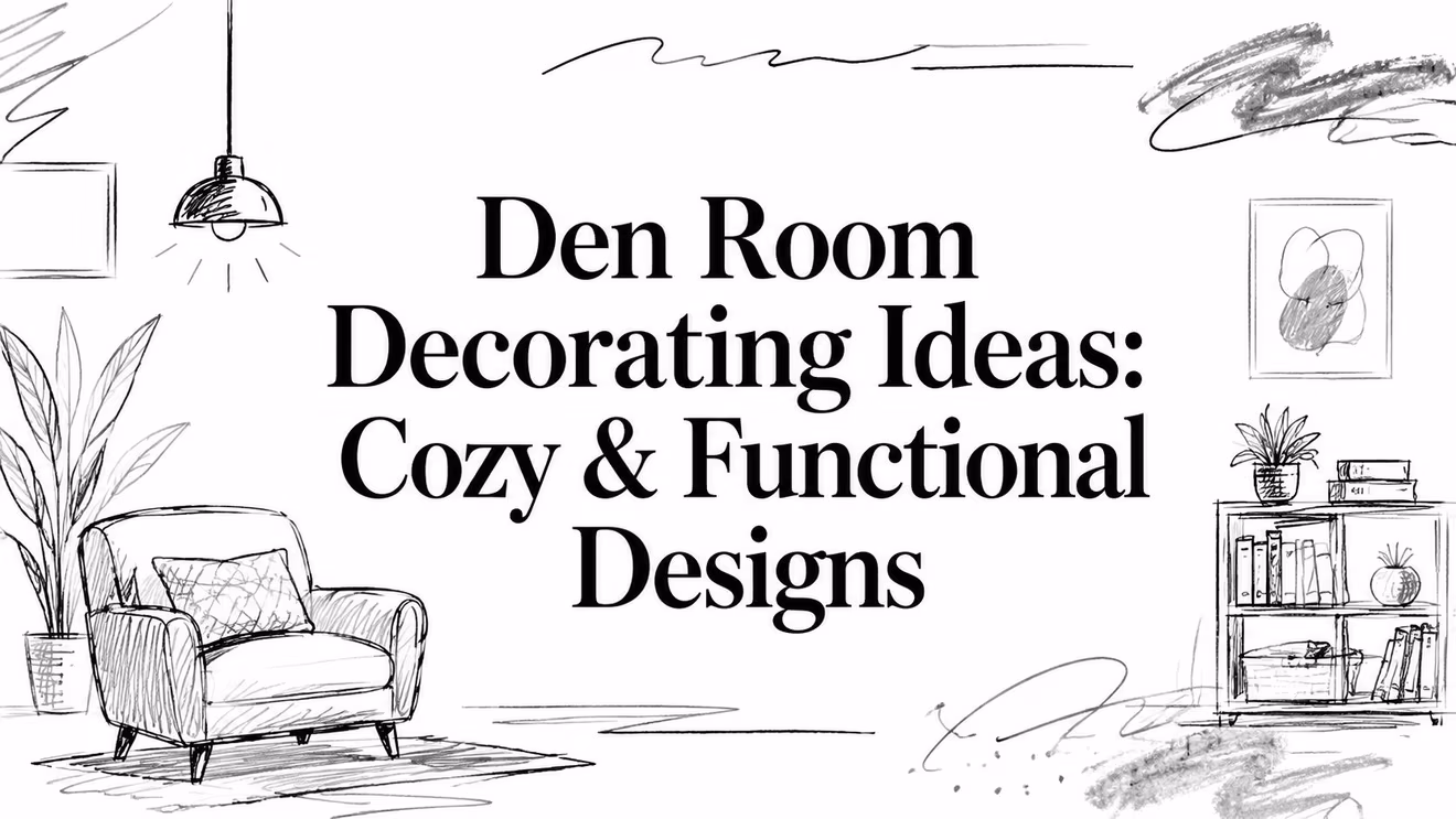 Den Room Decorating Ideas Room Sketch