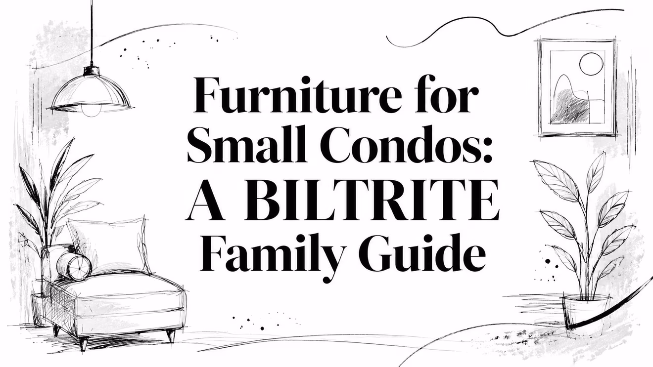 Furniture For Small Condos Illustration