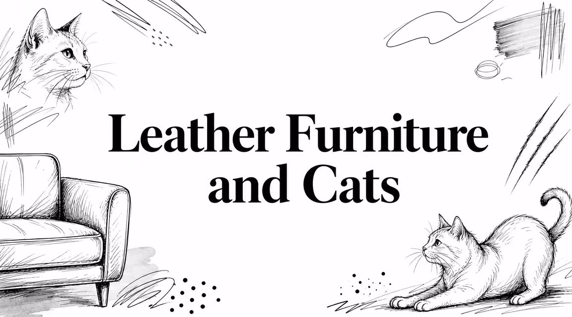Leather Furniture And Cats Cat Sofa