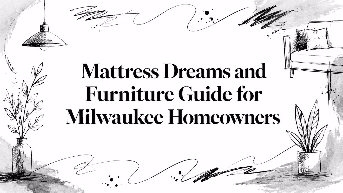 Mattress Dreams And Furniture Guide Illustration