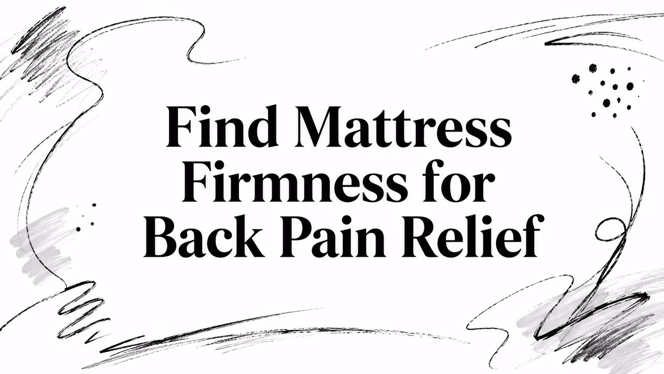 Mattress Firmness For Back Pain Mattress Firmness