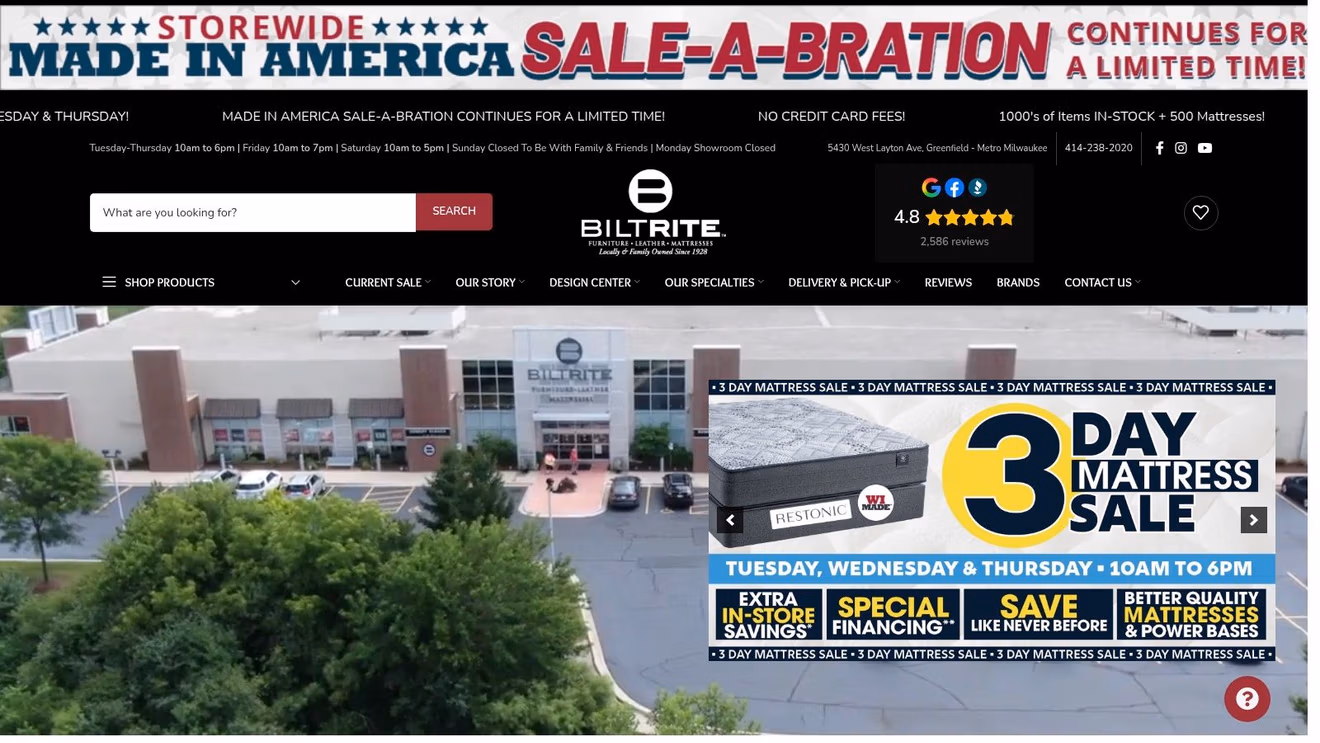 Screenshot from https://www.biltritefurniture.com