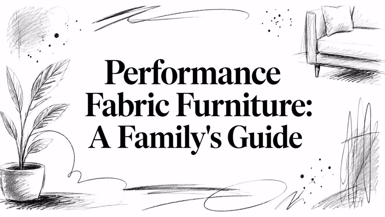 Performance Fabric Furniture Guide Illustration
