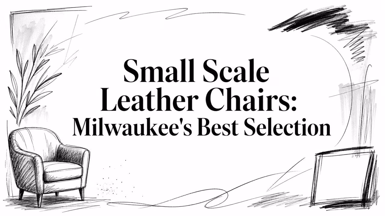 Small Scale Leather Chairs Leather Armchair