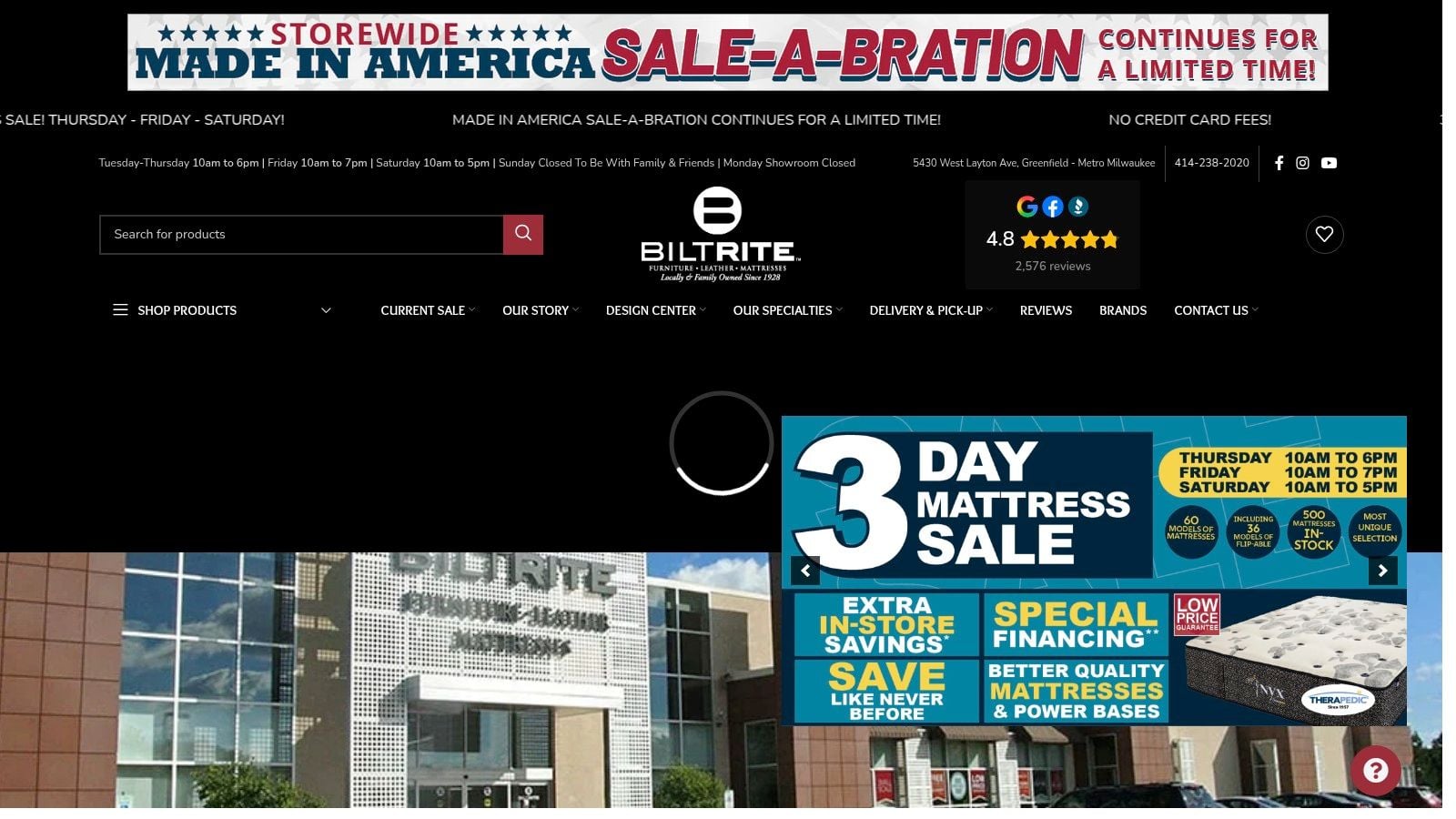 Screenshot from https://www.biltritefurniture.com