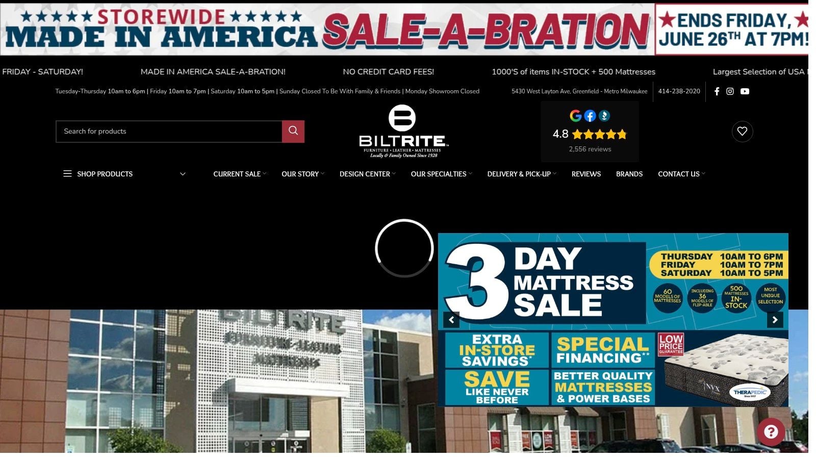 Screenshot from https://www.biltritefurniture.com