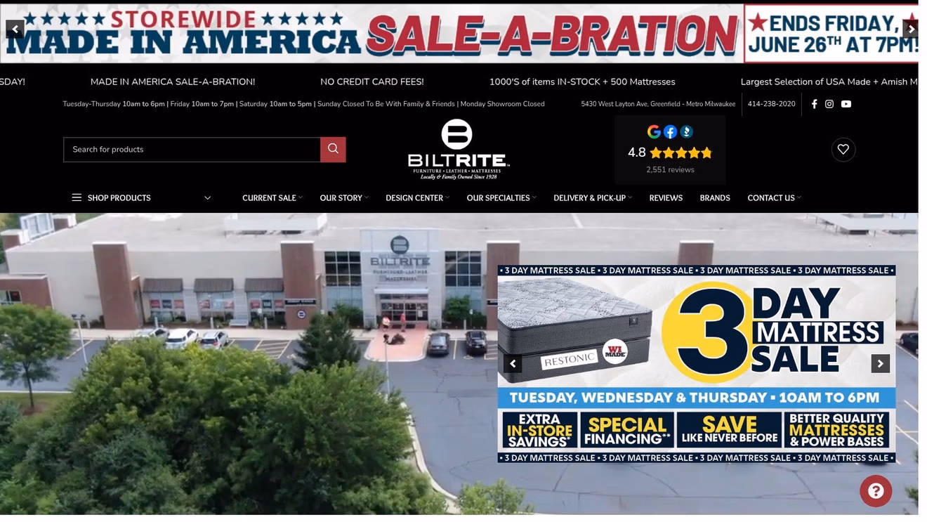 Screenshot from https://www.biltritefurniture.com