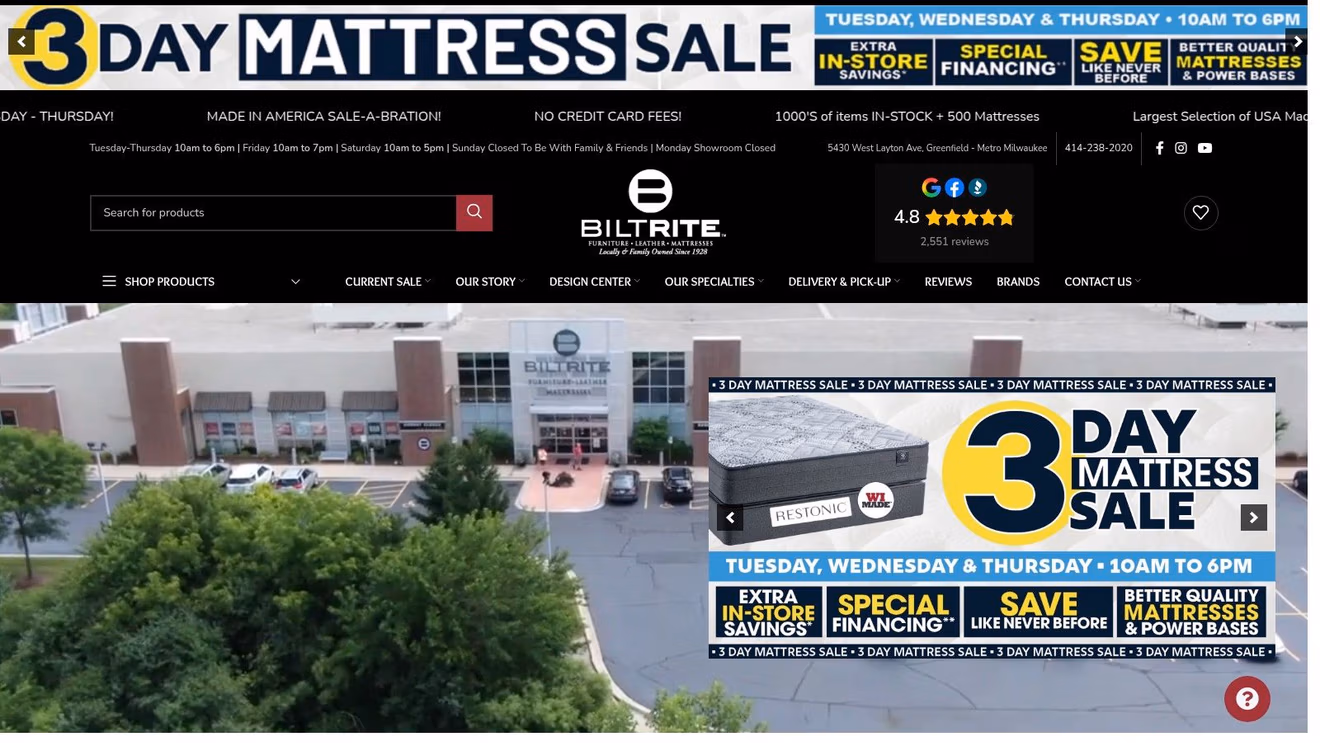 Screenshot from https://www.biltritefurniture.com