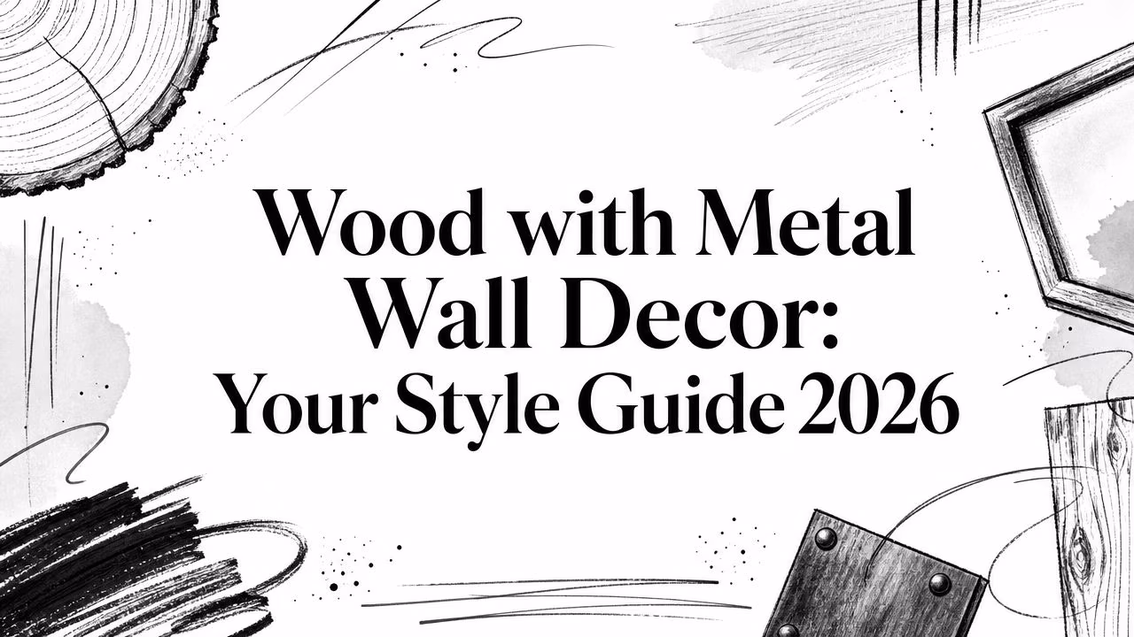 Wood With Metal Wall Decor Style Guide