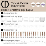 Design Your Own Amish Made Dining Set - Image 4