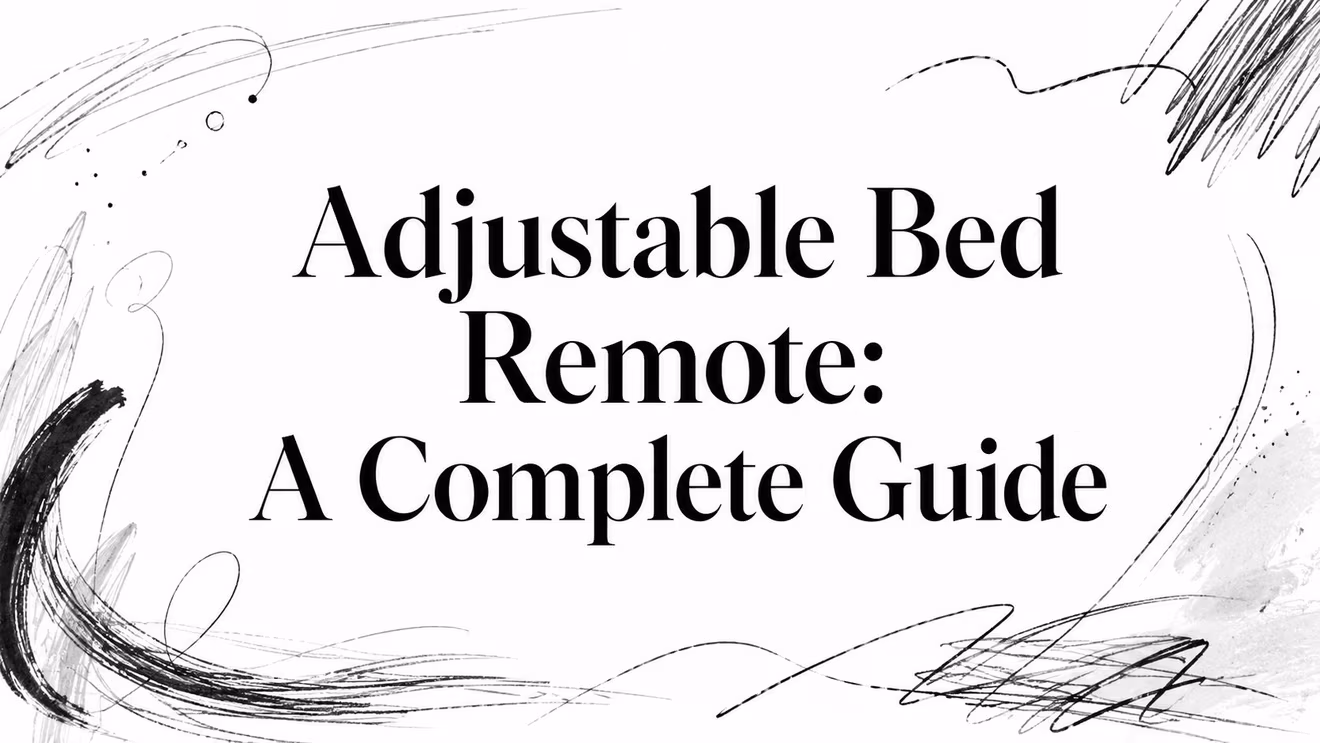 Adjustable Bed Remote Title Graphic