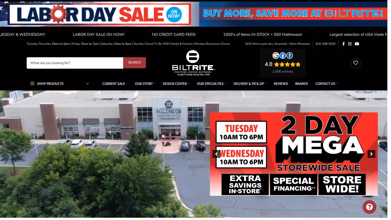 Screenshot from https://www.biltritefurniture.com