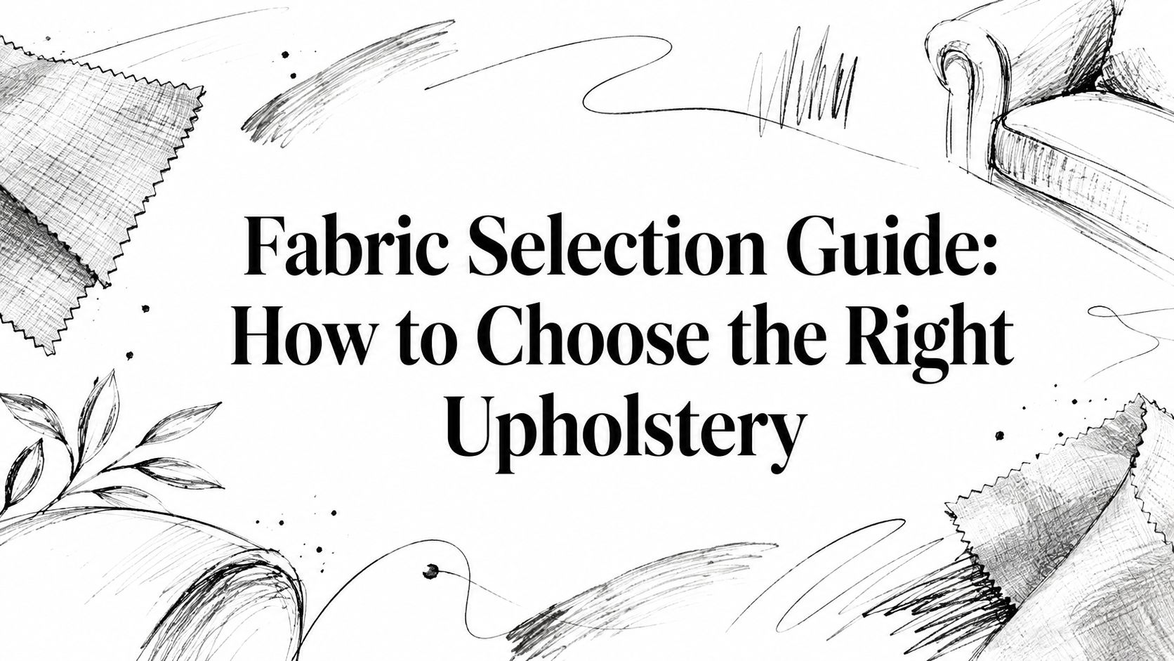 Fabric Selection Guide Upholstery Swatches