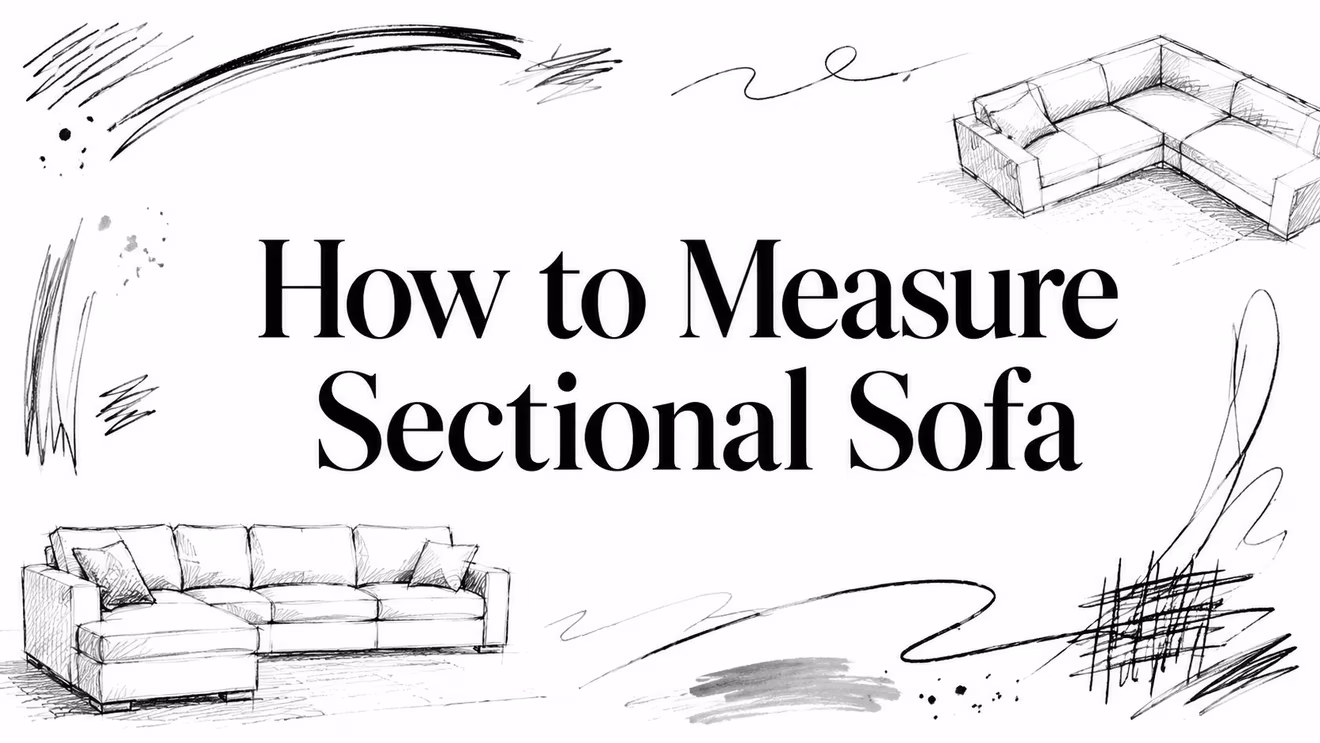 How To Measure Sectional Sofa Sofa Diagram