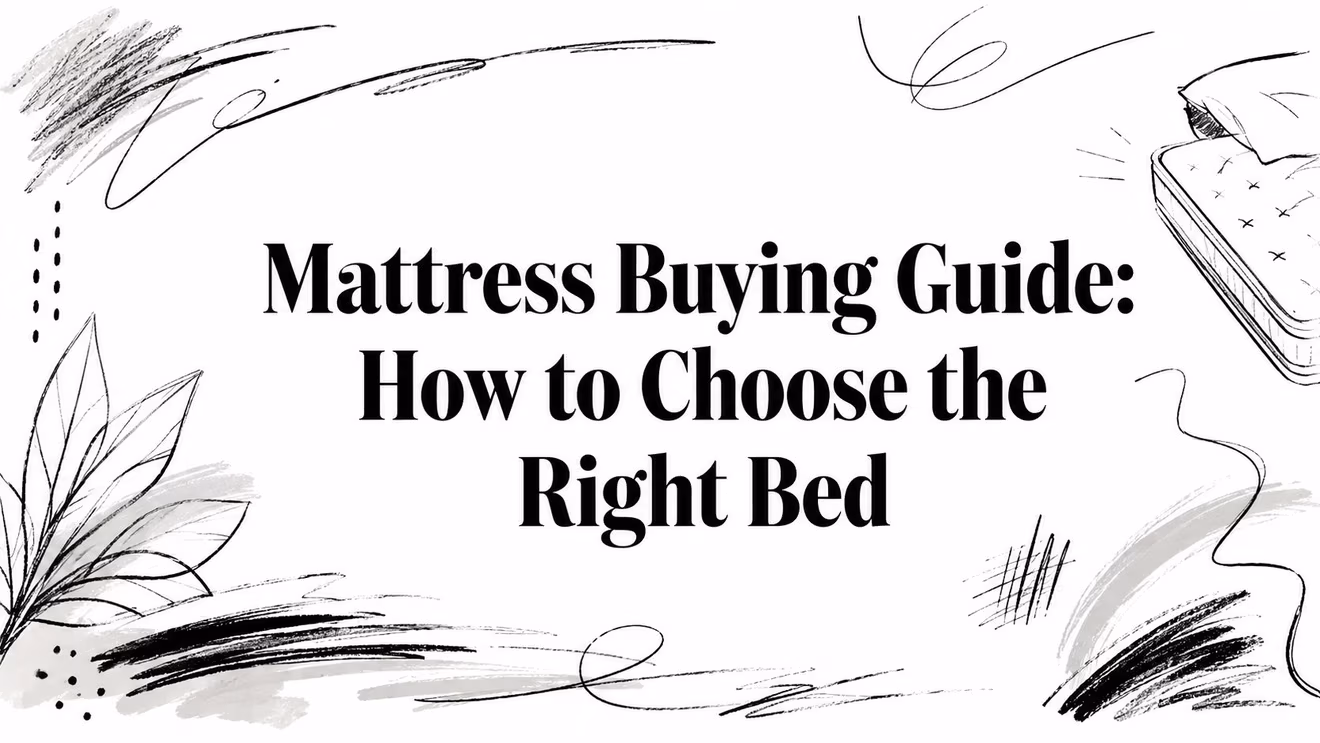 Mattress Buying Guide Bed Illustration
