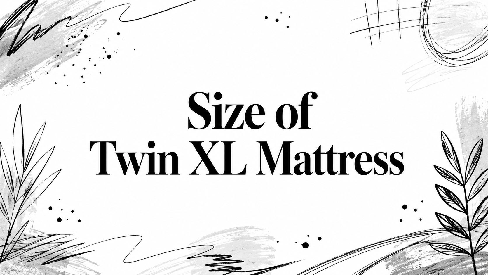 Size Of Twin Xl Mattress Infographic
